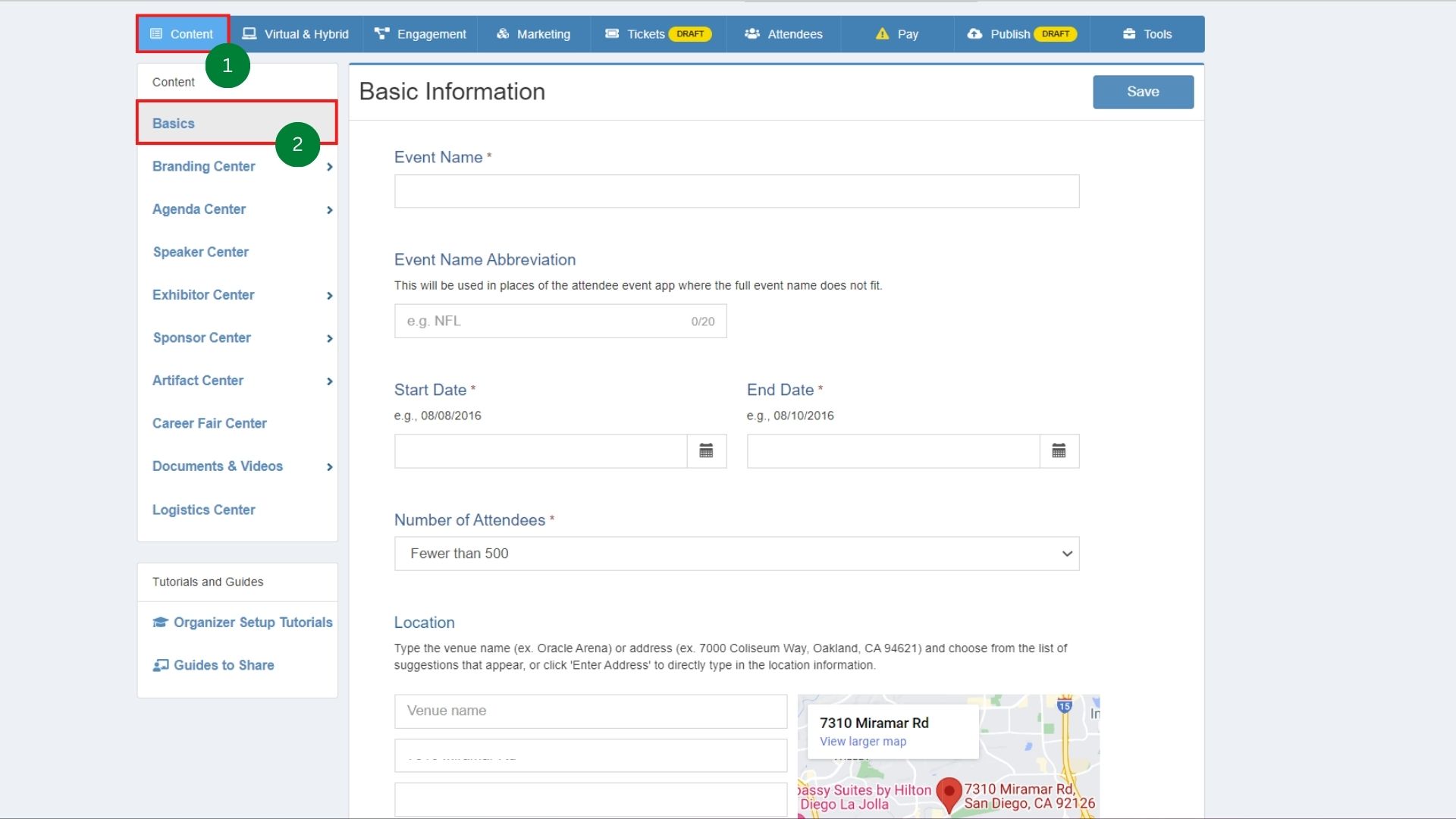 How do I change the event time zone? Help Center