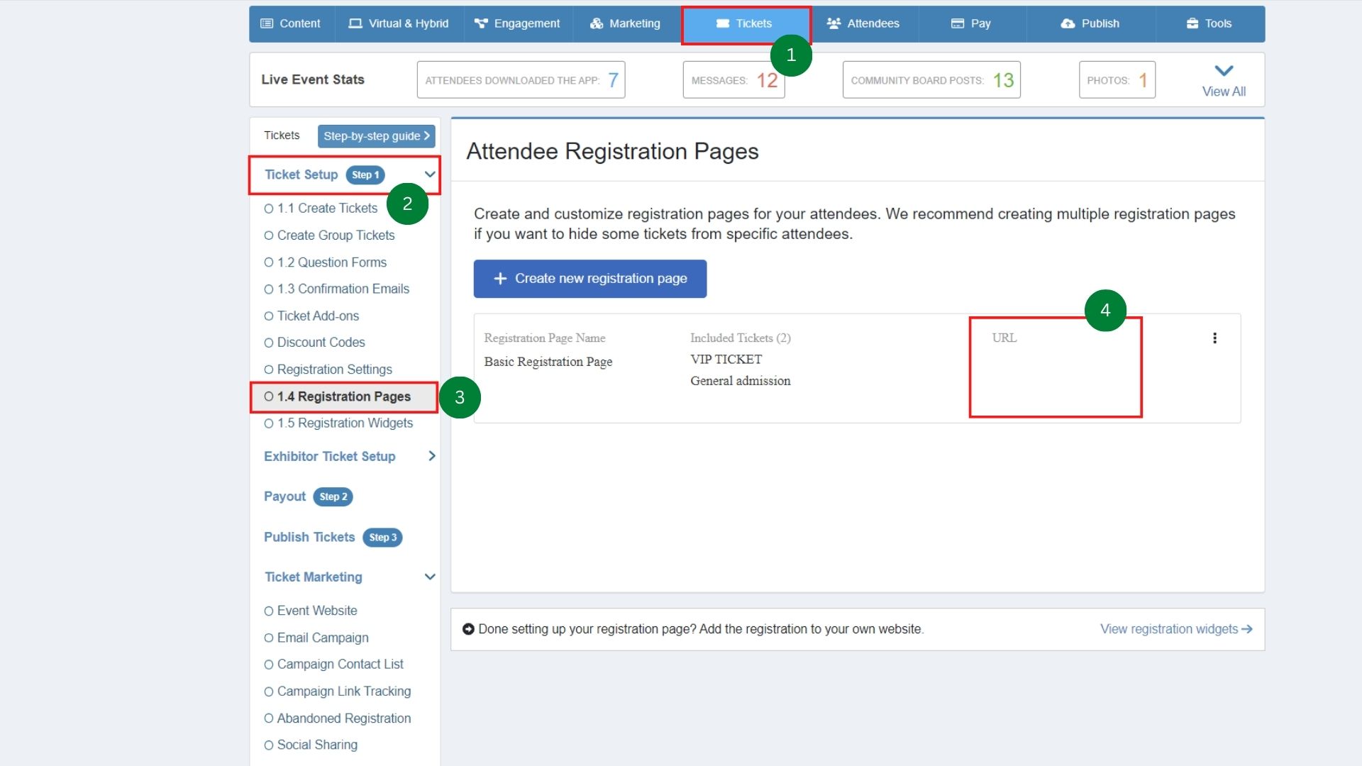 Where can I find my registration link(s)? – Help Center