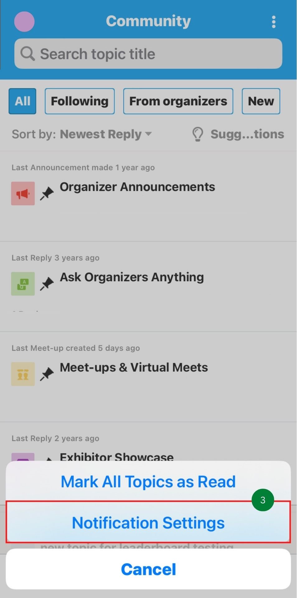 notification