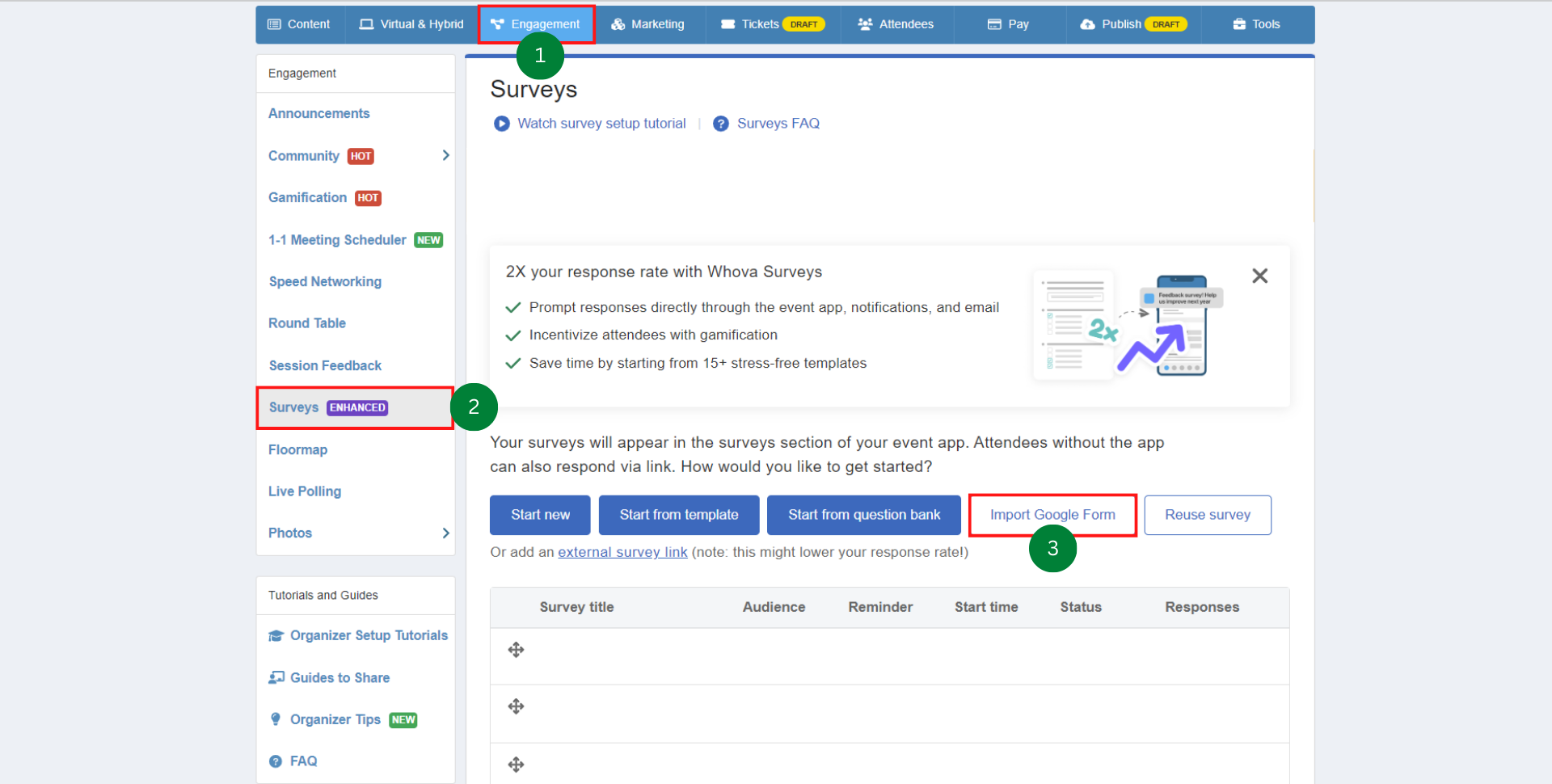 How do I import a Google Form into Whova? – Help Center